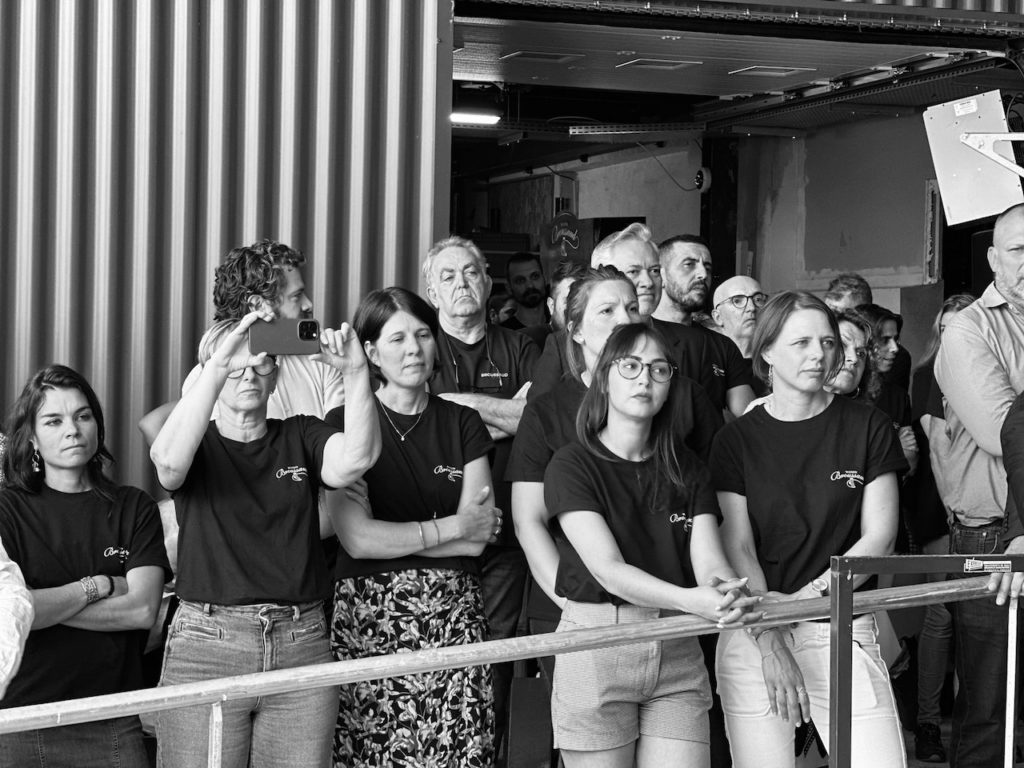 Maison Broussaud chaussettes inauguration usine